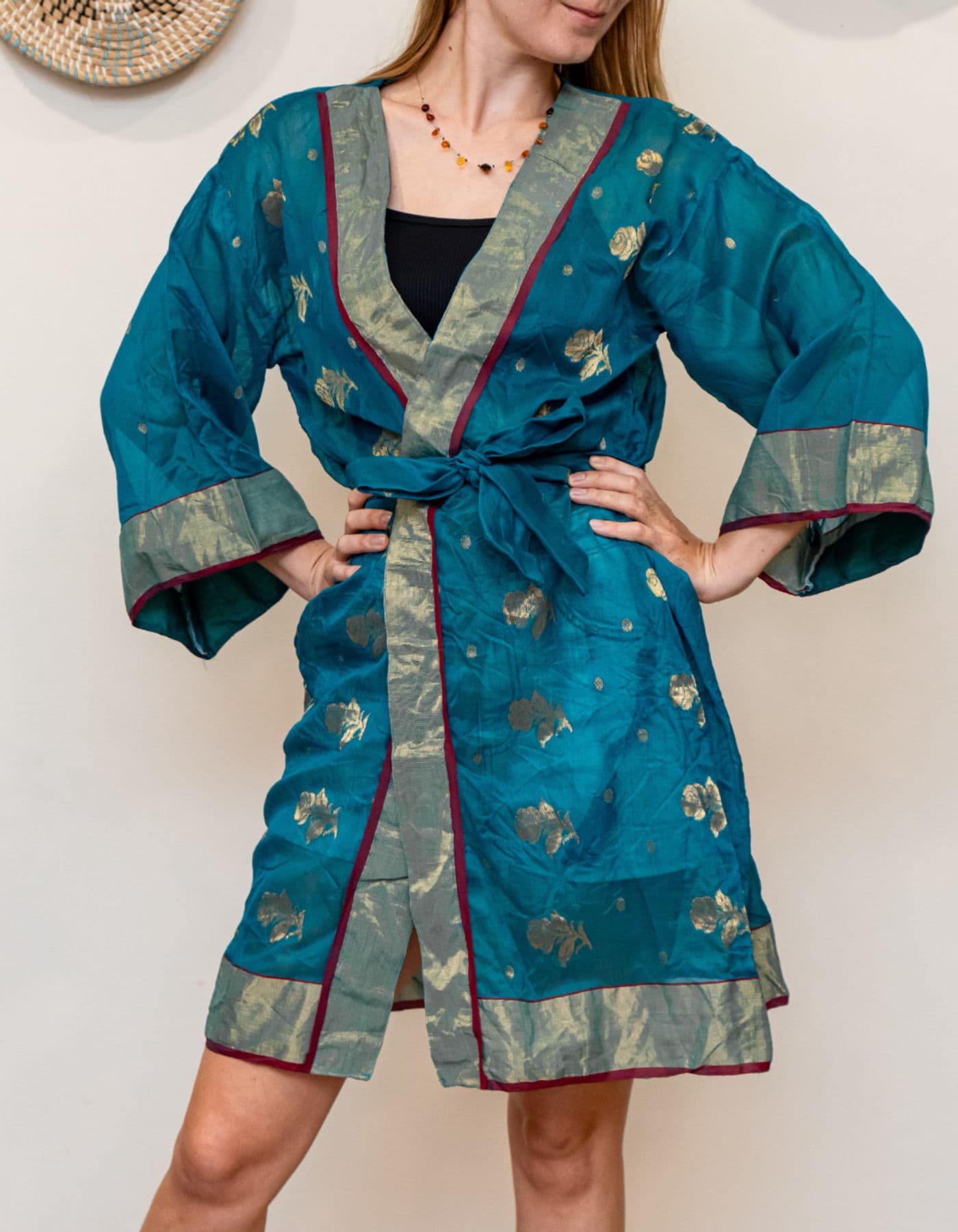 Sapphire Sun as blue-hour robe