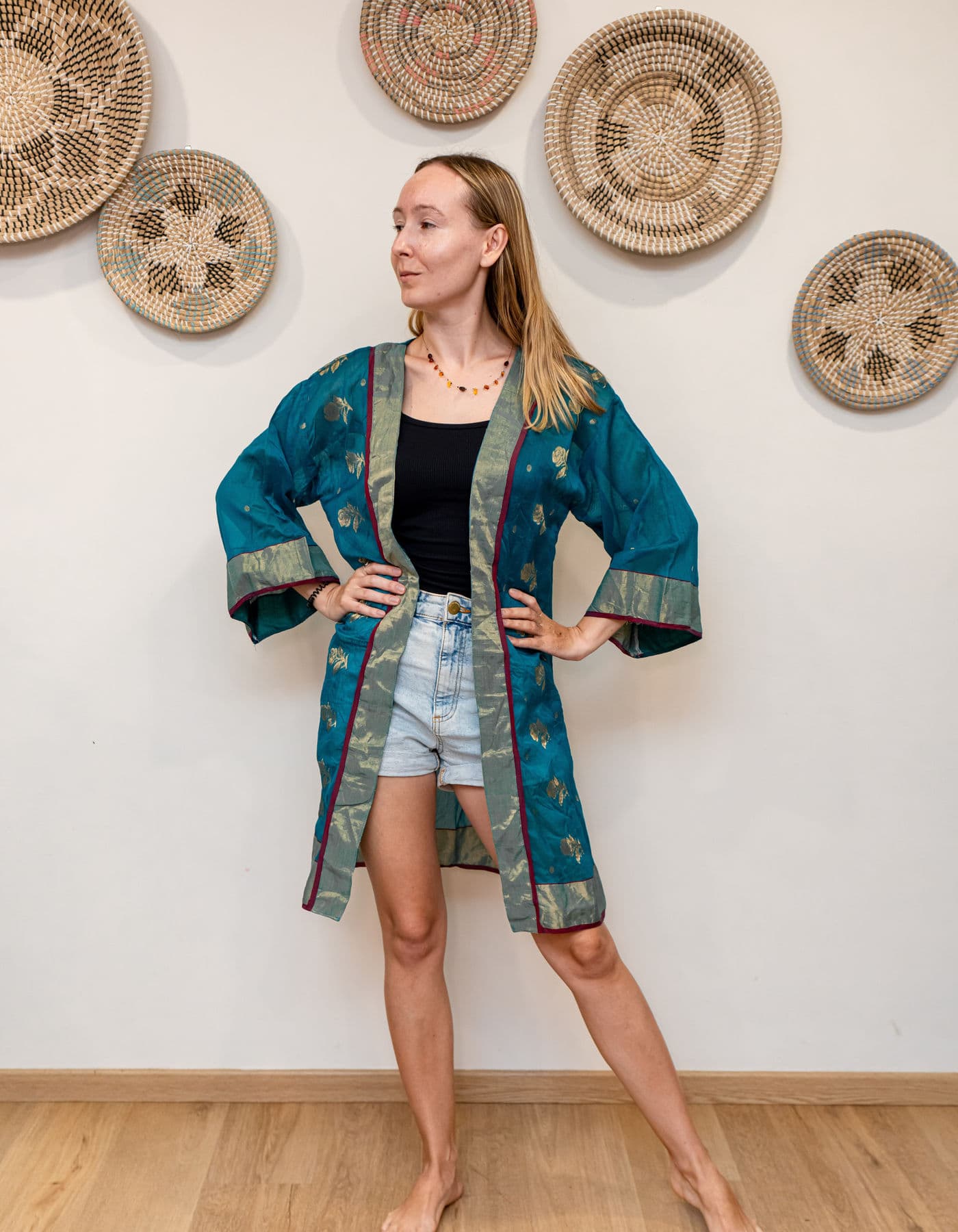 Sapphire Sun textile and fit detail
